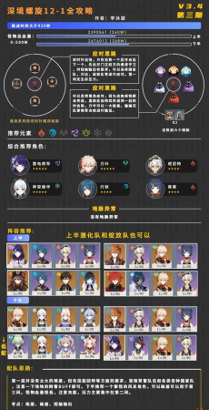 原神深渊阵容搭配推荐3.4(原神3.4深渊深境螺旋阵容及打法攻略)插图1