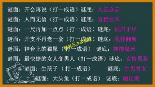 新猜成语游戏攻略(20个看图猜成语题目)插图48
