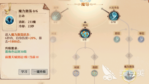 森之国度魔导加点攻略大全(森之国度法师技能加点攻略)