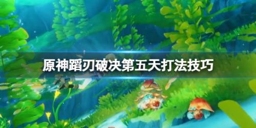 原神4.0蹈刃破决第五天通关攻略(蹈刃破决第五天打法技巧)插图