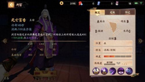判官的技能和属性(判官的打法和技巧)插图7