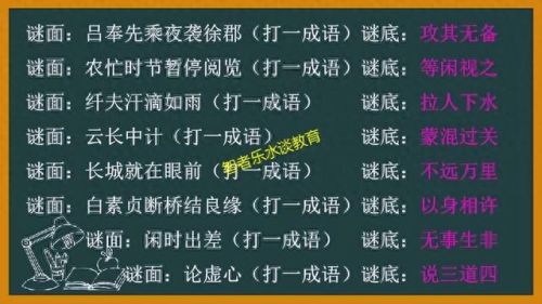 新猜成语游戏攻略(20个看图猜成语题目)插图6