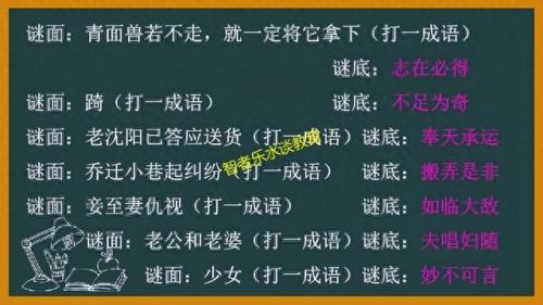 新猜成语游戏攻略(20个看图猜成语题目)插图43
