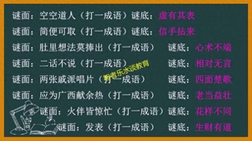 新猜成语游戏攻略(20个看图猜成语题目)插图8