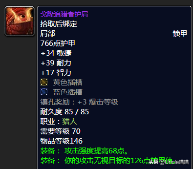 wow7.3射击猎人传说装备(魔兽射击猎人装备选择)插图5