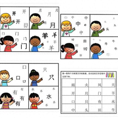 幼儿识字小游戏(象形字识字大全)插图2