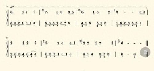 简单的钢琴谱(初学简谱100首)插图1