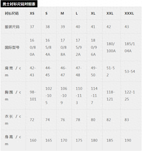裤子尺码对应表(无印良品裤子尺码对照表)插图6