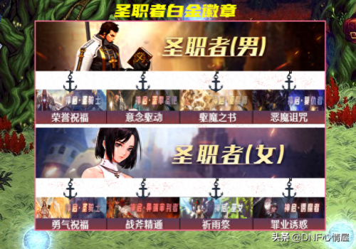 dnf辅助装备白金徽章镶嵌(天帝装备镶嵌什么徽章)插图4