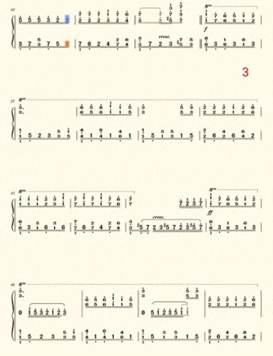 简单的钢琴谱(初学简谱100首)插图4