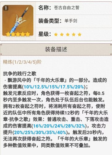万叶圣遗物推荐(万叶圣遗物词条)插图2