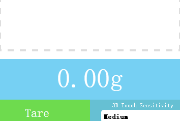 3dtouch称重电子秤(安卓手机屏幕称重app)