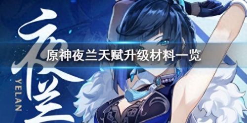 夜兰天赋升级材料(夜兰天赋加点)插图