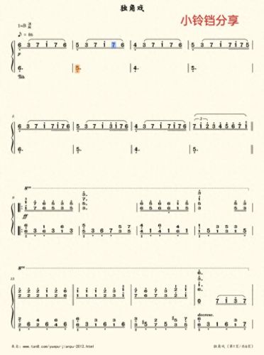 简单的钢琴谱(初学简谱100首)插图2