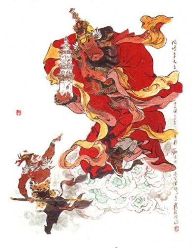 三头六臂怎么画(三头六臂红包怎么画)插图14