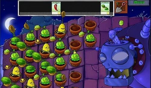 植物大战僵尸1手机版(无限99999钻999999金币的游戏)