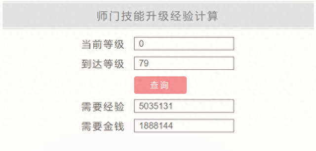 梦幻西游修炼金钱计算器(梦幻西游法术修炼花费表格)插图1