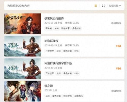 侠客风云传前传(侠客风云传)插图
