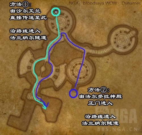 安瑟纳尔魔网节点入口在哪(魔兽世界日蚀大厅魔网节点入口)插图3