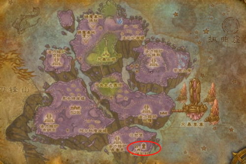 魔兽世界燃烧的远征采药路线(魔兽世界梦叶草分布图)插图1