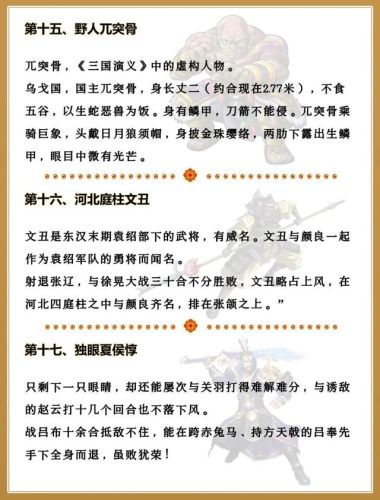 三国英雄榜(一吕二赵三典韦,四关五马六张飞)插图5
