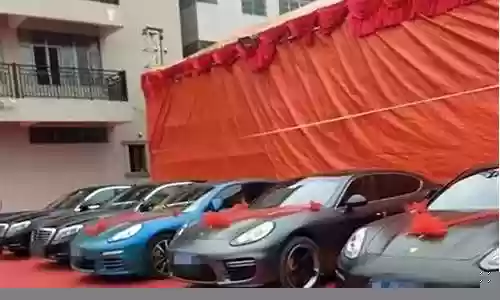 结婚豪车阵容搭配
