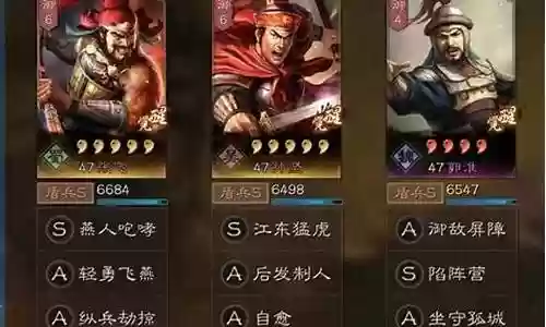 张飞孙坚郭淮高顺阵容搭配
