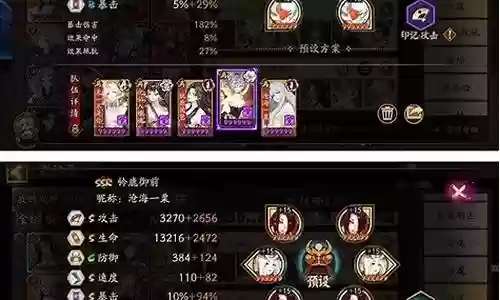孔雀阵容搭配图表