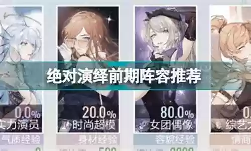 绝对演绎怎么搭配阵容