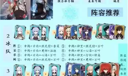 申鹤七七阵容搭配