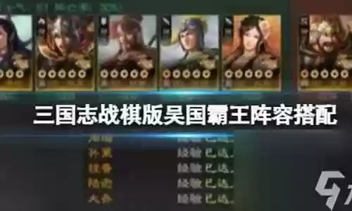 周瑜孙策打仗阵容搭配图插图