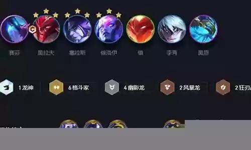 格斗阵容搭配图片大全集