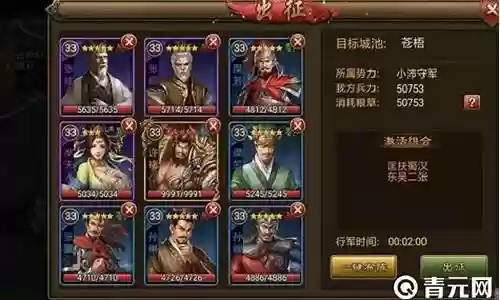 朕的江山武将觉醒阵容搭配