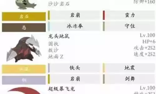 手游口袋妖怪阵容搭配插图