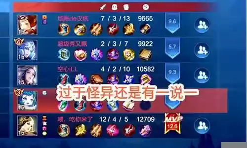 王者荣耀最怪异阵容名字