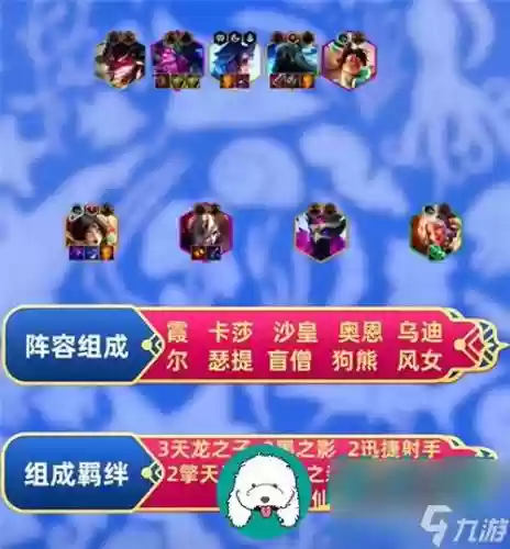 迅捷瞎子阵容插图