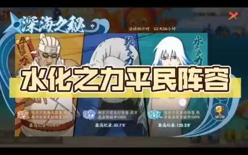水化之力阵容插图