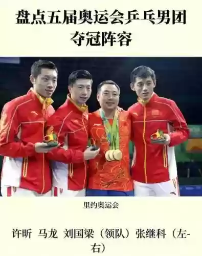 乒乓奥运阵容