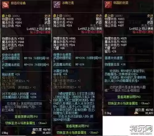 dnf领主之塔绝版装备大全插图