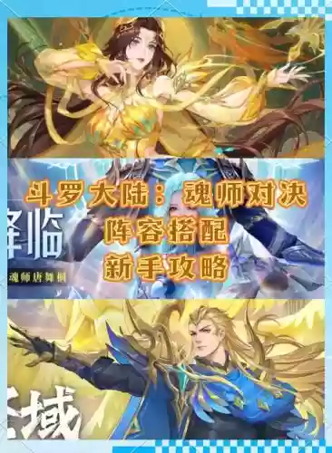 斗罗大陆阵容最佳搭配唐晨插图