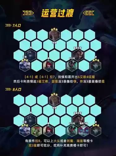 辅助寒冰阵容