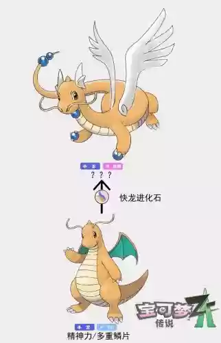 快龙进化什么技能