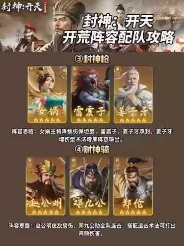 封神挂机阵容插图