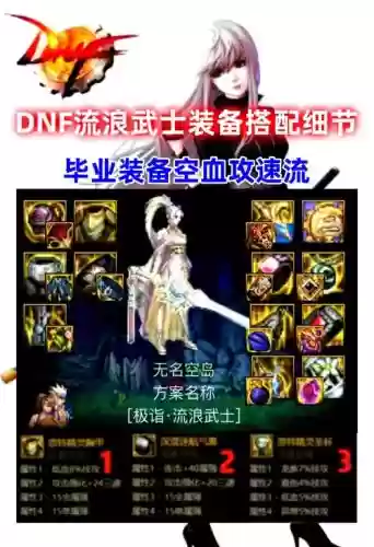 地下城与勇士流浪武士传说装备