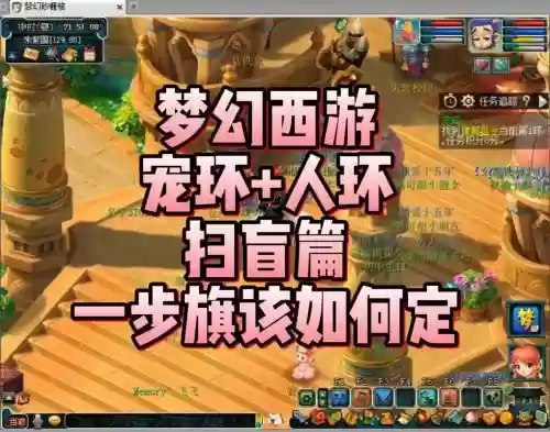 梦幻西游跑宝宝环旗子怎么插插图