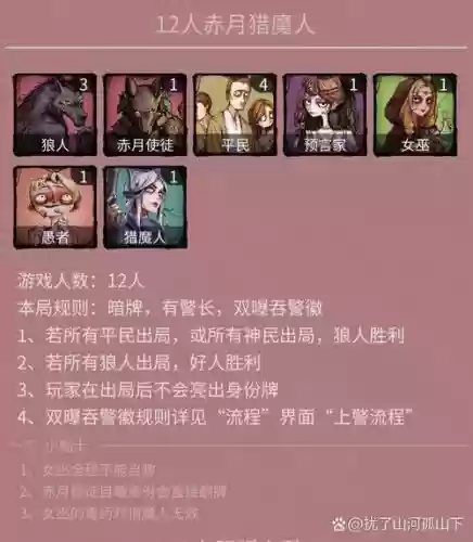 12人狼人杀攻略技巧