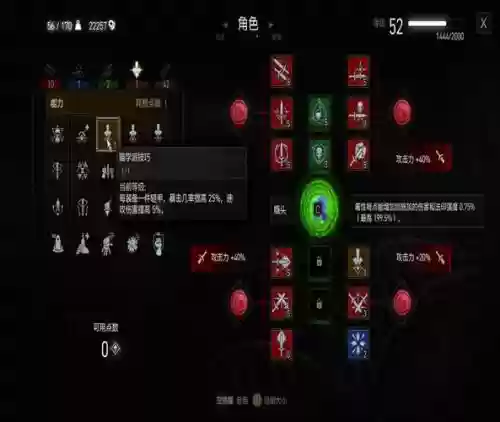 巫师3怎么点不论技能