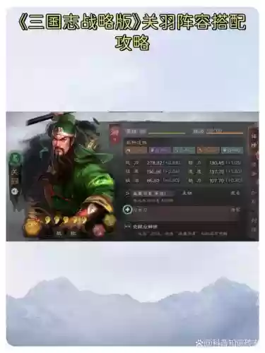 挂挂三国关羽搭配阵容插图