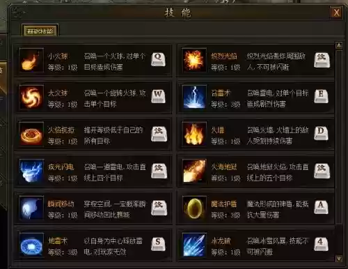 传奇霸业职业技能等级插图