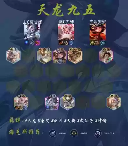 lol下棋阵容搭配龙